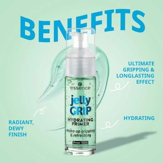 essence Jelly Grip Hydrating Primer for Dewy Skin Vegan Makeup Base Long Lasting Performance - Essence - Image 4