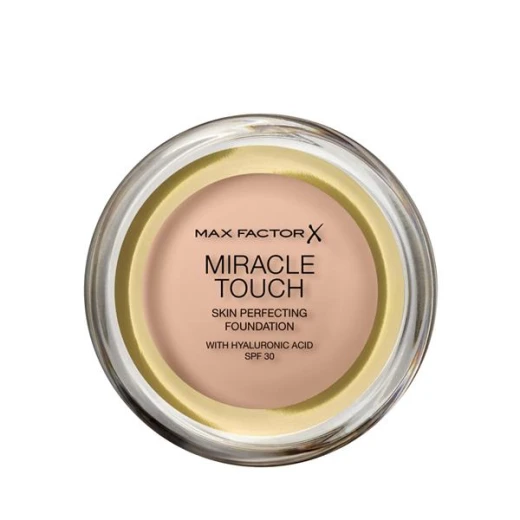 Max Factor Miracle Touch Flawless Foundation SPF 30 Creamy Ivory Makeup All Skin Types Max Factor Miracle Touch Flawless Foundation SPF 30 Creamy Ivory Makeup All Skin Types