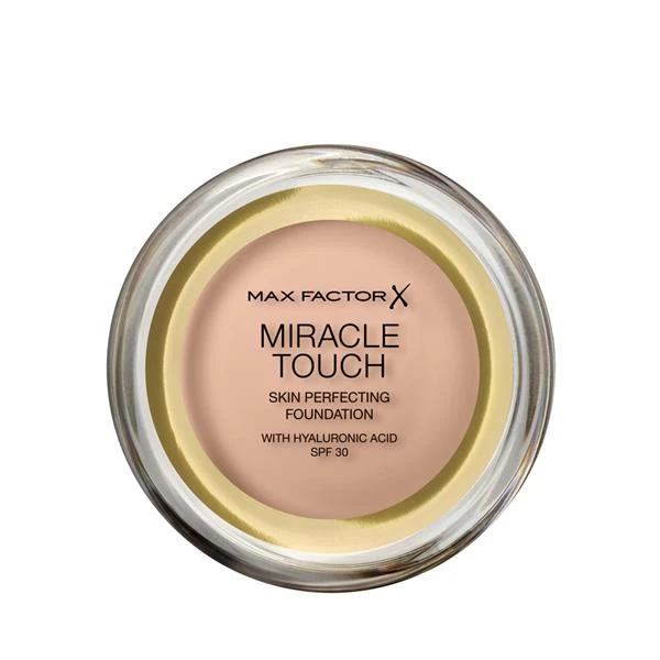 Max Factor Miracle Touch Flawless Foundation SPF 30 Creamy Ivory Makeup All Skin Types - Max Factor