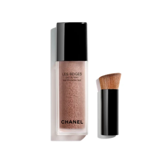 Chanel LES BEIGES Water Fresh Tint Foundation Natural Glow Buildable Coverage Makeup for Radiant Skin