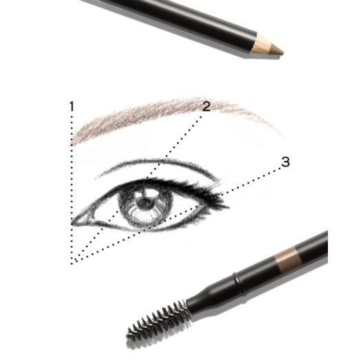 Chanel Crayon Sourcils Sculpting Eyebrow Pencil 60 Noir Cendre Natural Brow Define & Fill Makeup - Chanel - Image 5