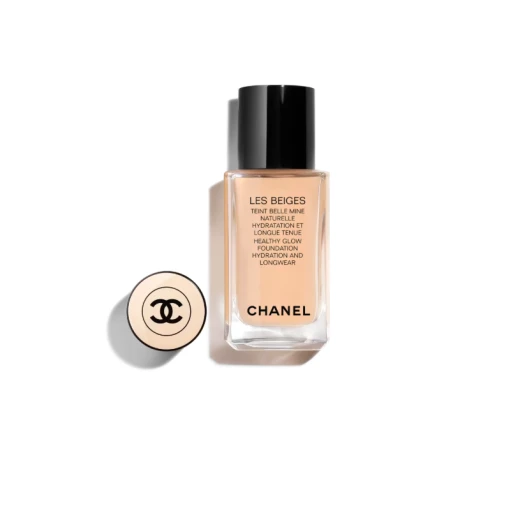 CHANEL LES BEIGES Healthy Glow Hydration Foundation Longwear 20 Shades Natural Radiant Makeup CHANEL LES BEIGES Healthy Glow Hydration Foundation Longwear 20 Shades Natural Radiant Makeup