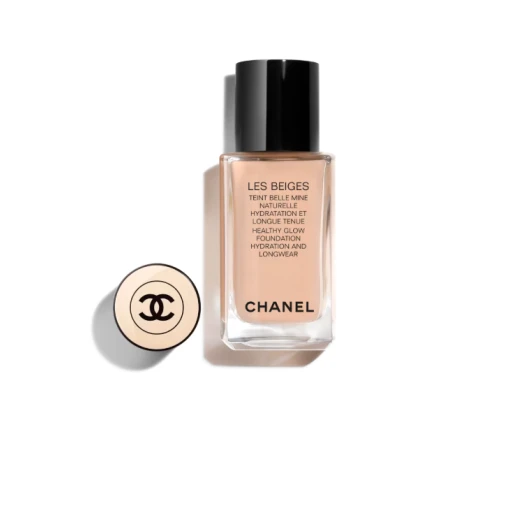 CHANEL LES BEIGES Healthy Glow Foundation Longwear Hydration Medium Coverage Makeup CHANEL LES BEIGES Healthy Glow Foundation Longwear Hydration Medium Coverage Makeup