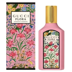 Gucci Flora Gorgeous Gardenia Eau de Parfum 50ml Women's Floral Fragrance Gift Set Elegant Scent