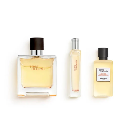 مجموعة عطور هيرميس تير دي هيرميس للرجال - 75 مل + 15 مل + HBSG 40 مل FD25 - هيرميس - Image 2