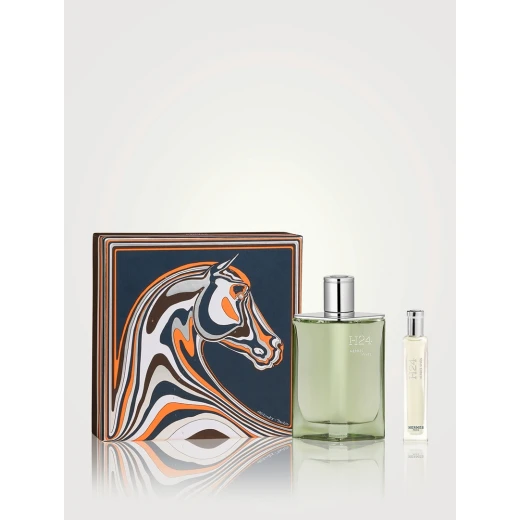 مجموعة هدايا عطر هيرمس اتش24 للرجال عطر منعش عطري 100 مل بخاخ للسفر للرجال