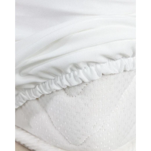Madame Coco Eleta Single Bed Mattress Protector - White 100x200 cm - Madame COCO - Image 2