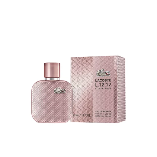 لاكوست إل.12.12 سيلفر روز ماء عطر 50 مل للنساء عطر برائحة الأزهار المنعشة لاكوست إل.12.12 سيلفر روز ماء عطر 50 مل للنساء عطر برائحة الأزهار المنعشة
