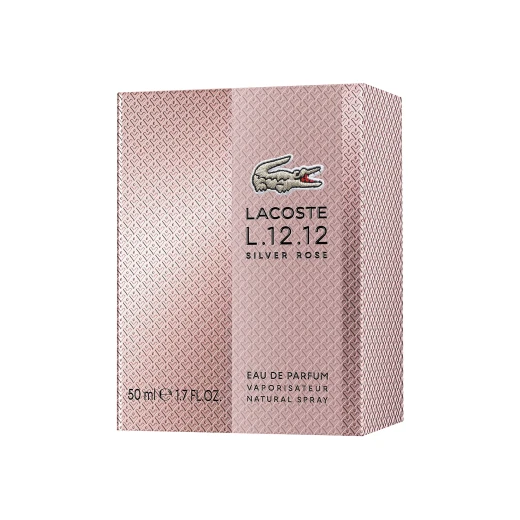 لاكوست إل.12.12 سيلفر روز ماء عطر 50 مل للنساء عطر برائحة الأزهار المنعشة - لاكوست - Image 4