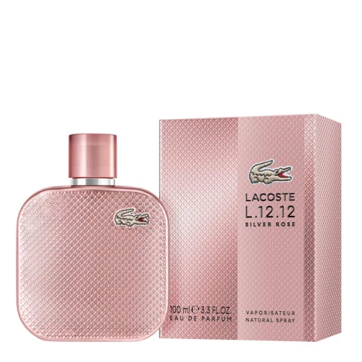 لاكوست إل 12.12 سيلفر روز ماء عطر 50 مل للنساء عطر زهري بالمسك والكمثرى