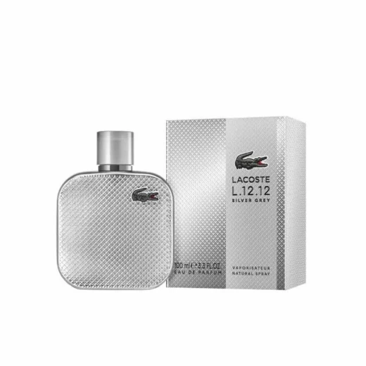 لاكوست L1212 سيلفر جراي ماء عطر 100 مل: عطر خشبي عطري للرجال لاكوست L1212 سيلفر جراي ماء عطر 100 مل: عطر خشبي عطري للرجال