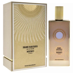 Memo Paris Shams Narcissus Eau de Parfum 75ml Woody Leather Fragrance for Women Luxury Gift