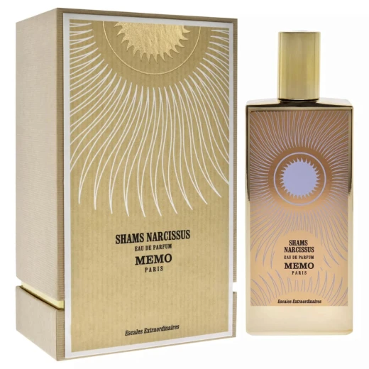 Memo Paris Shams Narcissus Eau de Parfum 75ml Woody Leather Fragrance for Women Luxury Gift Memo Paris Shams Narcissus Eau de Parfum 75ml Woody Leather Fragrance for Women Luxury Gift