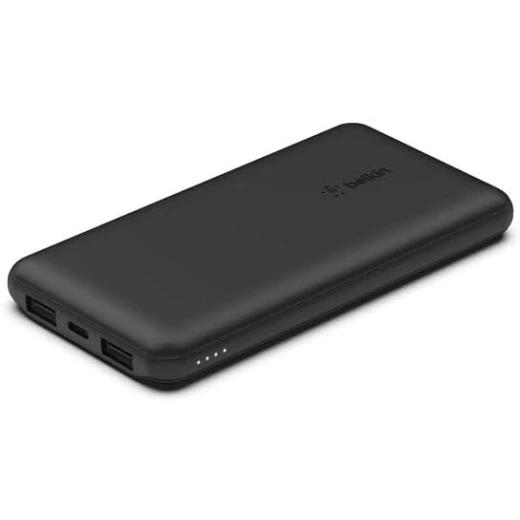 Belkin BoostCharge 3-Port 10K Power Bank with USB-C 15W, dual USB-A, 15cm USB-A to USB-C Cable, Black - Belkin - Image 6