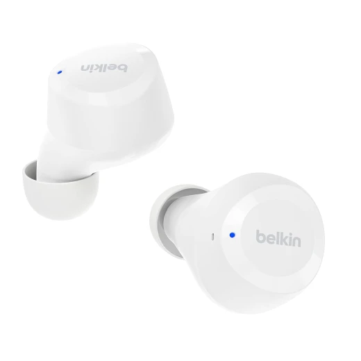Belkin SoundForm Bolt True Wireless Earbuds, Wireless earphones with up to 28H of battery life and Mono Mode, IPX4 sweat and water resistance, Bluetooth headphones with mic for iPhone, Galaxy and more Belkin SoundForm Bolt True Wireless Earbuds, Wireless earphones with up to 28H of battery life and Mono Mode, IPX4 sweat and water resistance, Bluetooth headphones with mic for iPhone, Galaxy and more