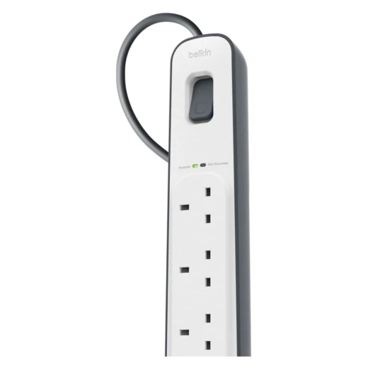 Belkin 6-Outlet Surge Protector - Protects Electronics & Data - Belkin - Image 2