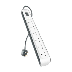 Belkin 6-Outlet Surge Protector - Protects Electronics & Data