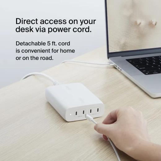 Belkin 200W USB-C GAN Wall Charger - 4 Ports, Fast Charging - Belkin - Image 8