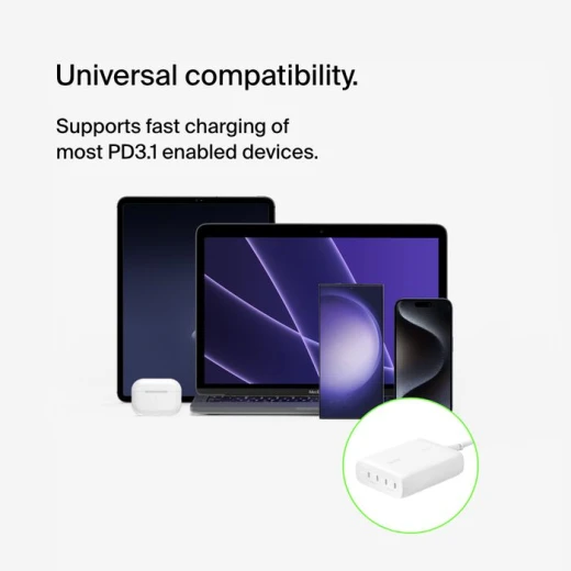 Belkin 200W USB-C GAN Wall Charger - 4 Ports, Fast Charging - Belkin - Image 9
