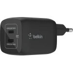 Belkin BoostCharge PRO Dual 65W USB-C PD GaN Fast Charger with PPS, Access up to 65W when using a single USB-C port or 45W + 20W when using both - Belkin