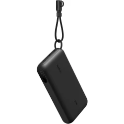 Belkin Portable Charger, USB-C Power Bank 20,000mAh with 2x Type C Ports & 1x USB-A Port, Digital Battery Display, 20W Charging for iPhone 16 Series, Samsung Galaxy S25, Pixel 9, iPad, & More - Black