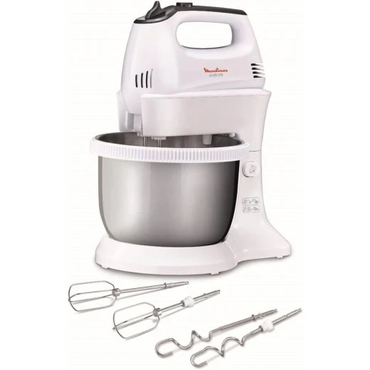 Moulinex HM3121B1 Hand Mixer 3.5L Stainless Steel Bowl 300W Moulinex HM3121B1 Hand Mixer 3.5L Stainless Steel Bowl 300W