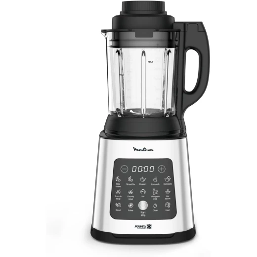 MOULINEX Blender | Perfectmix Cook 2 L High-Speed Heating Blender Smoothie Maker | Mixer | 1400 W| 10 Automatic Programs | Hot & Cold Recipes | Deep-Clean Function |2 Years Warranty | LM835D27 MOULINEX Blender | Perfectmix Cook 2 L High-Speed Heating Blender Smoothie Maker | Mixer | 1400 W| 10 Automatic Programs | Hot & Cold Recipes | Deep-Clean Function |2 Years Warranty | LM835D27