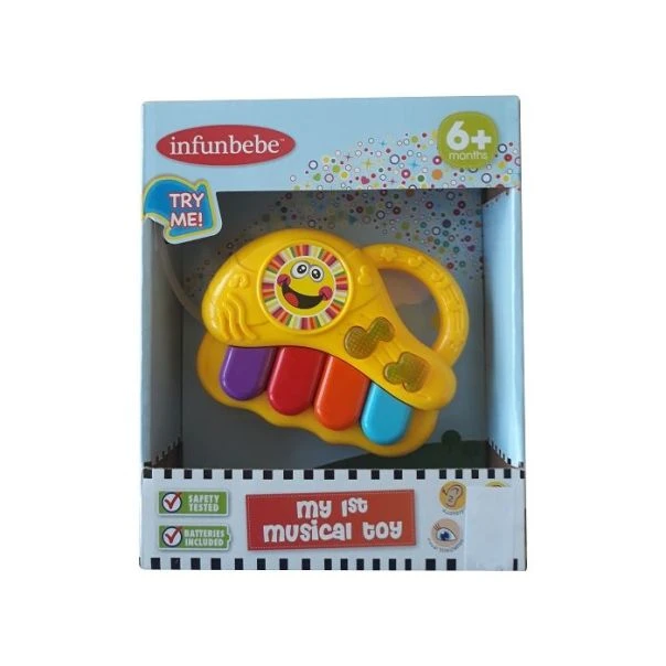 لعبة بيانو INFUNBEBE للأطفال LS008 - لعبة موسيقية تعليمية - انفنبيبي