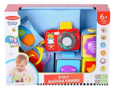 Infunbebe 3-in-1 Baby Toy Camera Set - Fun & Educational Infunbebe 3-in-1 Baby Toy Camera Set - Fun & Educational