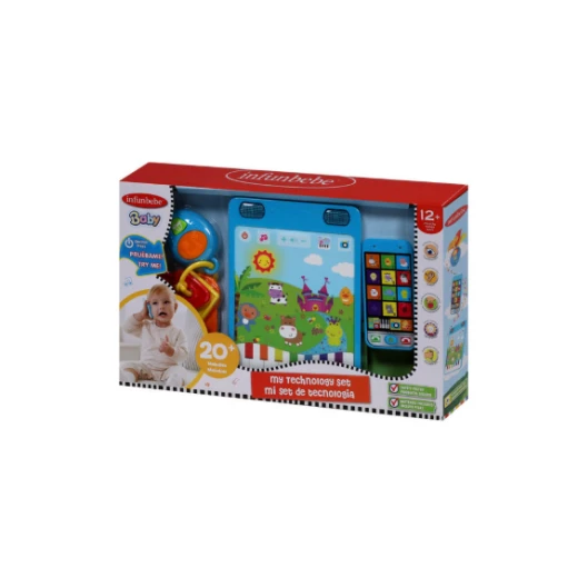 Infunbebe My Technology Set: Educational Baby Toy Phone & Tablet Infunbebe My Technology Set: Educational Baby Toy Phone & Tablet