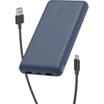 Belkin BoostCharge 3-Port 20K Power Bank with USB-C 15W, dual USB-A, 15cm USB-A to USB-C Cable, Blue - Belkin