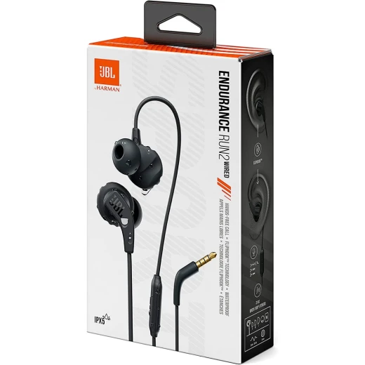سماعات أذن سلكية JBL Endurance Run 2 سوداء: مقاومة للعرق، ملاءمة آمنة - جي بي ال - Image 7