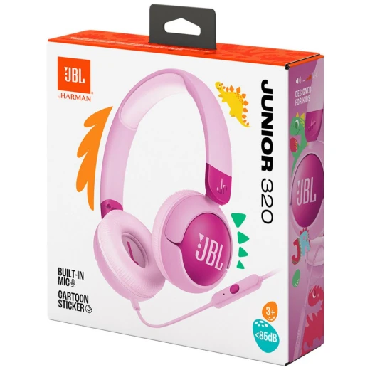 سماعات رأس JBL JR320 للأطفال فوق الأذن بنفسجي بميكروفون مدمج - جي بي ال - Image 8