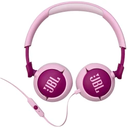 سماعات رأس JBL JR320 للأطفال فوق الأذن بنفسجي بميكروفون مدمج