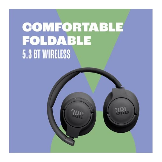 سماعات رأس JBL Tune 720BT اللاسلكية بتقنية البلوتوث - أسود - حتى 76 ساعة - جي بي ال - Image 8