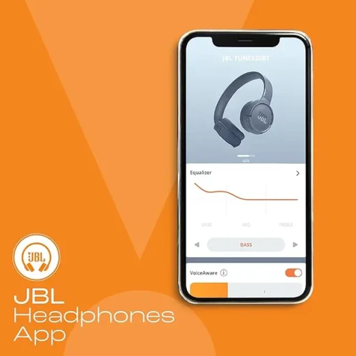 سماعات JBL Tune 770NC اللاسلكية فوق الأذن زرقاء - عزل الضوضاء - جي بي ال - Image 4