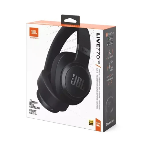 سماعات رأس JBL Live 770NC اللاسلكية فوق الأذن أسود - إلغاء الضوضاء - جي بي ال - Image 8