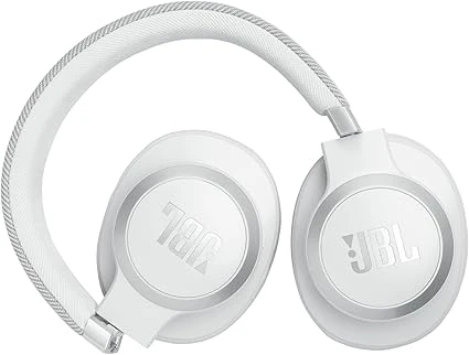 سماعات رأس لاسلكية JBL Live 770NC بيضاء: إلغاء الضوضاء، بطارية طويلة - جي بي ال - Image 2