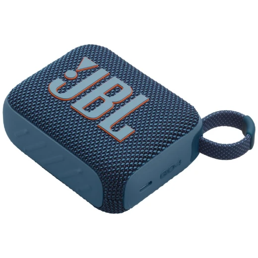 مكبر صوت بلوتوث JBL Go 4 محمول أزرق IP67 مقاوم للماء 7 ساعات تشغيل - جي بي ال - Image 5