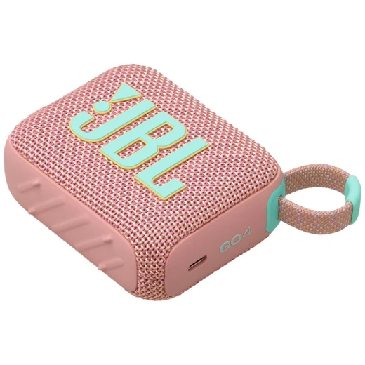 مكبر صوت JBL GO 4 وردي محمول بتقنية البلوتوث - مقاوم للماء وصوت احترافي - جي بي ال - Image 6