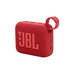 مكبر صوت بلوتوث JBL Go 4 أحمر محمول - تصميم مدمج، صوت قوي