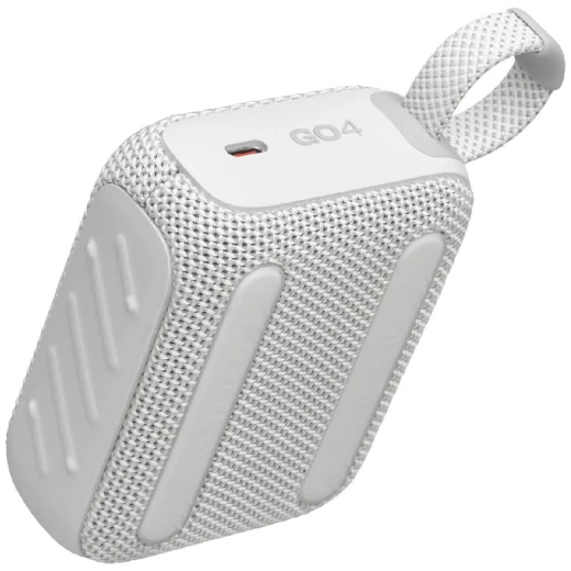 مكبر صوت JBL Go 4 بلوتوث فائق الحمل - أبيض، مقاوم للماء - جي بي ال - Image 2