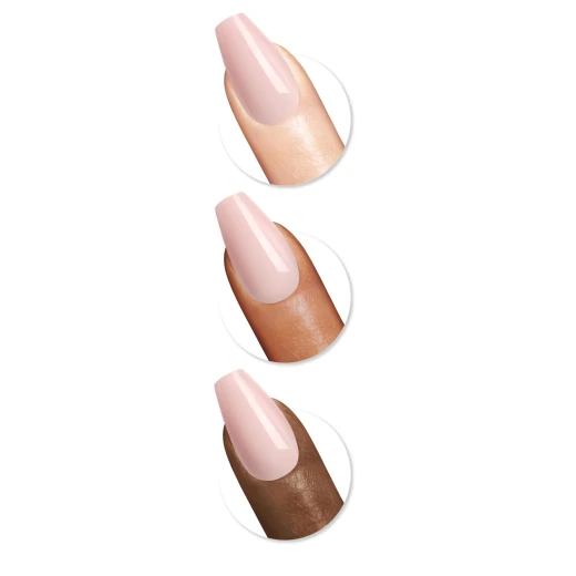 Sally Hansen Soul Pink Press On Nails Kit: Easy Application & Natural Finish Manicure Set for Elegant Style - Sally Hansen - Image 5