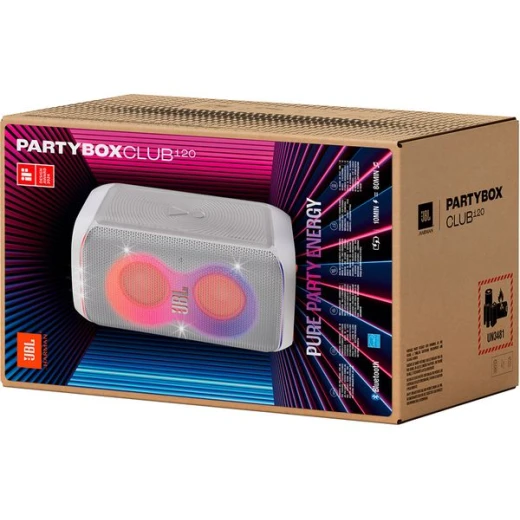 مكبر صوت بلوتوث JBL PartyBox Club 120 محمول مع عرض ضوئي - جي بي ال - Image 4