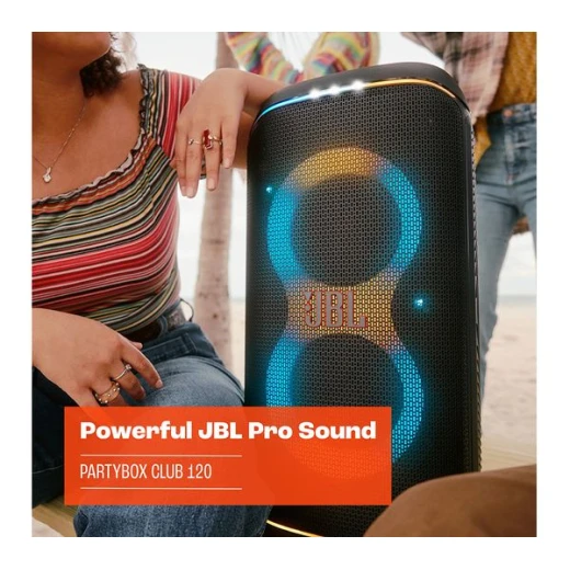 مكبر صوت بلوتوث JBL PartyBox Club 120 محمول مع عرض ضوئي - جي بي ال - Image 11