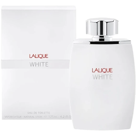 Lalique White Men's Eau de Toilette 125ml - Aromatic Fougere Fragrance Lalique White Men's Eau de Toilette 125ml - Aromatic Fougere Fragrance
