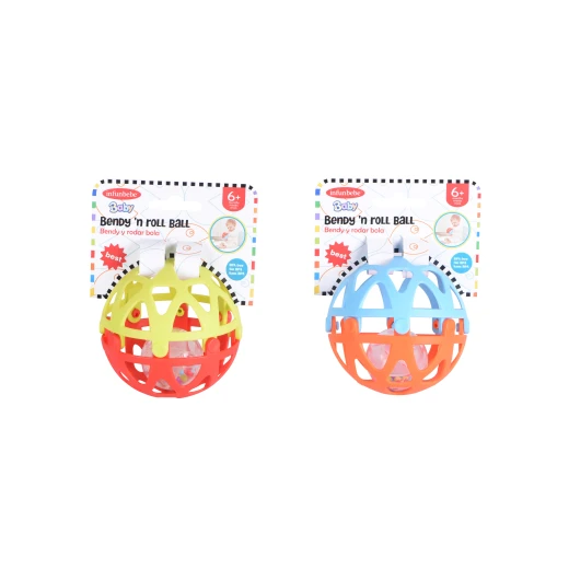 Infunbebe Soft Baby Ball Rattle Toy - 6+ Months