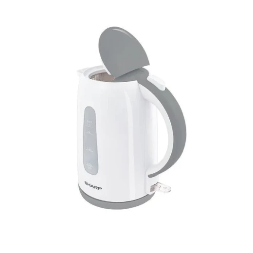 Sharp 1.7L Electric Kettle – 2200W – White – Fast Boiling with Cordless Design for Easy Use – Ideal for Preparing Tea and Coffee Quickly and Efficiently in the Kitchen - SHARP - Image 4