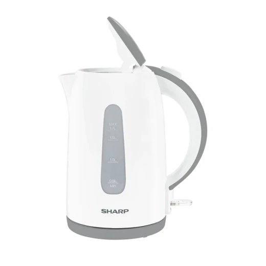 Sharp 1.7L Electric Kettle – 2200W – White – Fast Boiling with Cordless Design for Easy Use – Ideal for Preparing Tea and Coffee Quickly and Efficiently in the Kitchen - SHARP - Image 3