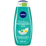 Nivea Frangipani Oil Shower Gel 500ml - Gently Cleanses & Hydrates Skin for a Soft, Refreshing Feel - Nivea